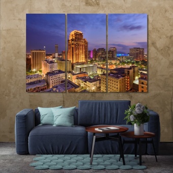 New Orleans contemporary canvas wall art