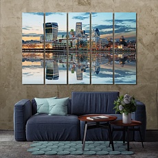 London large wall art canvas, England artwork for walls