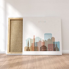 Utica canvas wall pictures, New York artwork for offices