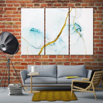 Marble abstract wall decor for home, abstract print canvas art