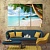 Beach living room art, coast modern art wall decor