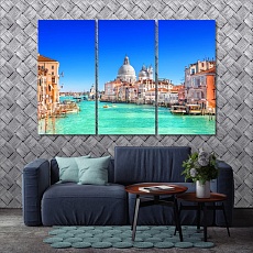 Venice wall decorations for bedroom, Italy cool canvas art