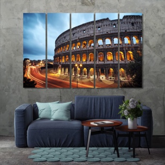 Rome modern wall decorations, Colosseum dining room artwork