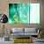 Plants abstract art printing on canvas, floral art on wall