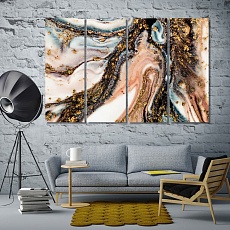 Gold's drops abstract canvas prints art, marble abstract decor art