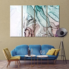 Colorful marble abstract art prints
