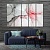Marble red abstract wall art ideas for living room